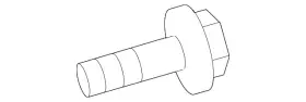 000-990-24-03 Mercedes-benz Genuine Suspension Strut Bolt