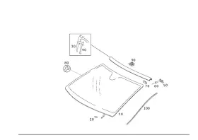 001-545-96-40 Mercedes-benz Genuine Holder 001-545-96-40 Mercedes-benz Genuine Holder