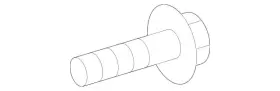 006-990-10-00 Mercedes-benz Genuine Hexagon Head Screw