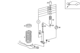 115-323-07-67 Mercedes-benz Genuine Plate