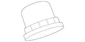 197-327-00-86 Mercedes-benz Genuine Cap