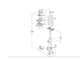 203-320-08-73 Mercedes-benz Genuine Bearing