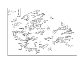 211-620-14-61 Mercedes-benz Genuine Wheel Well
