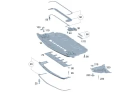 232-524-58-00 Mercedes-benz Genuine Strut