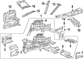 254-628-10-00 Mercedes-benz Genuine Support Strut