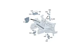 297-620-00-01 Mercedes-benz Genuine Strut 297-620-00-01 Mercedes-benz Genuine Strut