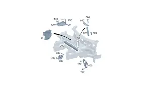 297-620-05-03 Mercedes-benz Genuine Strut