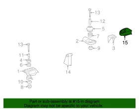 460-320-16-78 Mercedes-benz Genuine Shock Mount #2