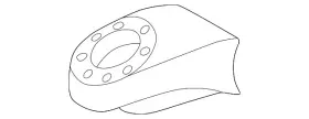 460-320-16-78 Mercedes-benz Genuine Shock Mount