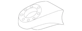 Mercedes-benz 460-320-17-78 Genuine Mercedes-benz Console