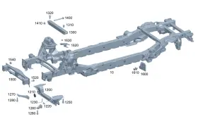465-351-14-00 Mercedes-benz Genuine End Cover