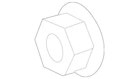 639-990-01-54 Mercedes-benz Genuine Strut Nut