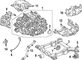 Mercedes-benz 9072422000 Genuine Mercedes-benz Back-plate