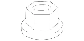 910118-010003 Mercedes-benz Genuine Top Nut