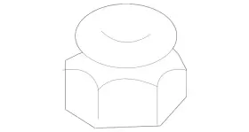 913023-014003 Mercedes-benz Genuine Nut
