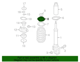 4040a287 Mitsubishi Genuine Spring Seat #2