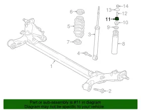 4162a193 Mitsubishi Genuine Upper Mount #2