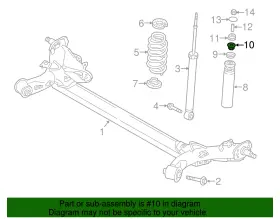 4162a194 Mitsubishi Genuine Lower Mount #2