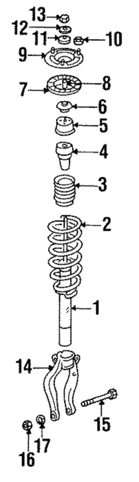 Mr103156 Mitsubishi Genuine Strut Mount