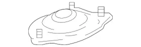 Mr589327 Mitsubishi Genuine Shock Mount