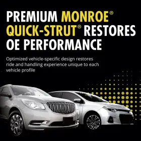 172293 Monroe Quick-strut Suspension Strut And Coil Spring Assembly For