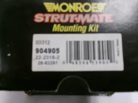 904905 Monroe 1 New Strut-mate Mounting Kit Front #2