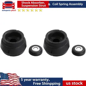 Fzpcmbvapgre20260409-321 Monroe 2 Strut-mate Front Strut Shocks Mounts Bushings Mountings Support For Vw