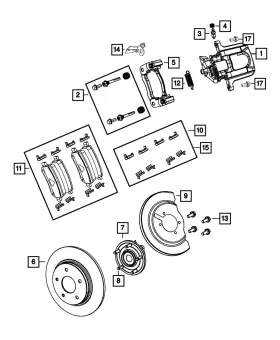 06104215aa Mopar Genuine Hex Flange Head Bolt Mounting 6104215aa
