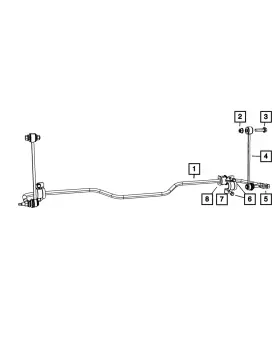 06104238aa Mopar Genuine Hex Flange Head Bolt 6104238aa