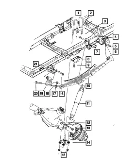 06104283aa Mopar Genuine Hex Flange Head Bolt 6104283aa