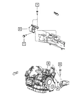 06105064aa Mopar Genuine Bolt 6105064aa