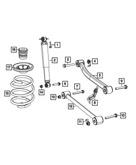 06105106aa Mopar Genuine Hex Flange Head Bolt 6105106aa