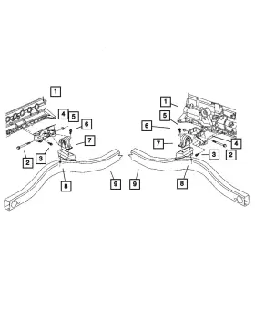 06502137 Mopar Genuine Hex Flange Head Bolt 6502137