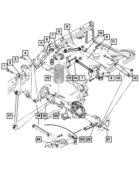 06506147aa Mopar Genuine Hex Flange Head Screw Mounting 6506147aa