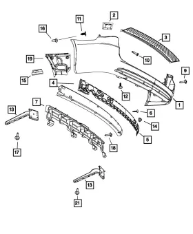 06506927aa Mopar Genuine Hex Head Bolt And Washer 6506927aa