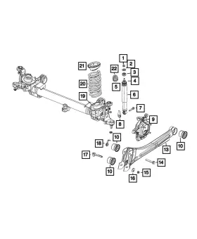 06510227aa Mopar Genuine Hex Flange Head Bolt 6510227aa