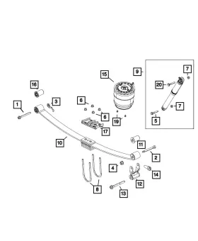 06510428aa Mopar Genuine Hex Flange Head Bolt 6510428aa