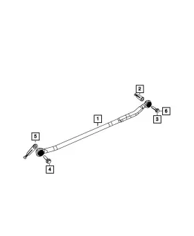 06511158aa Mopar Genuine Hex Flange Head Bolt Two Wheel Drive