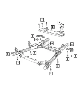 06511823aa Mopar Genuine Hex Flange Head Bolt 6511823aa