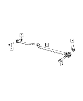 06512061aa Mopar Genuine Hex Flange Head Bolt 6512061aa