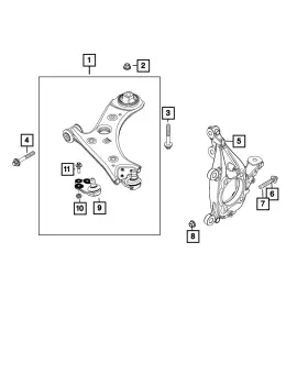 06512378aa Mopar Genuine Hex Flange Head Bolt 6512378aa
