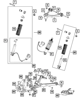 4709298 Mopar Genuine Shock Mounting Bracket Right