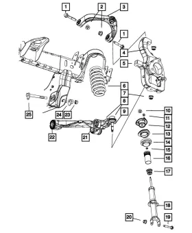 52013486aa Mopar Genuine Jounce Bumper