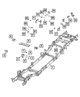 68171891ac Mopar Genuine Shock Mounting Bracket Right