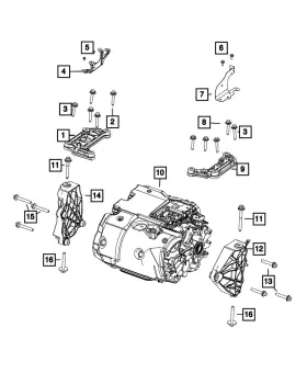 68548941ac Mopar Genuine Frame Rail Bracket Right Side
