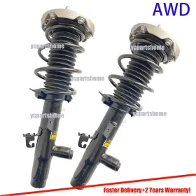 37116793869 Mousserepairs 2x Front Shock Strut Assys With Edc For Bmw 3 4 Series F30 F31 F32 330i 435i Xdrive