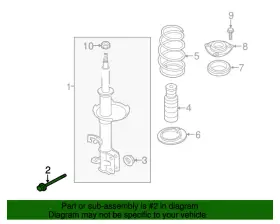 40056-en01b Nissan New Genuine Bolt-knuckle Arm 40056en01b / Oem