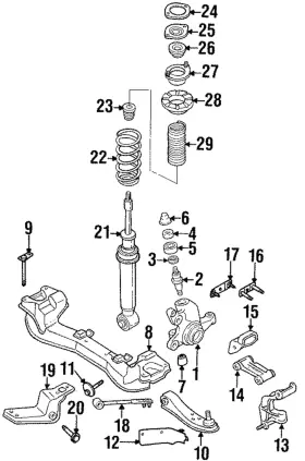 54320-33p20 Nissan Genuine Insulator 54320-33p20 Nissan Genuine Insulator