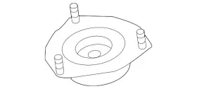 54322-4u01a Nissan Genuine Mount Plate