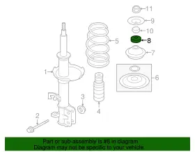 54325-1ha0a Nissan Genuine Strut Bearing #2